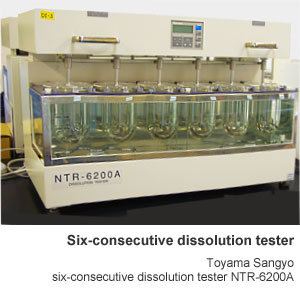 Our Lab Equipment | Six-consecutive dissolution tester