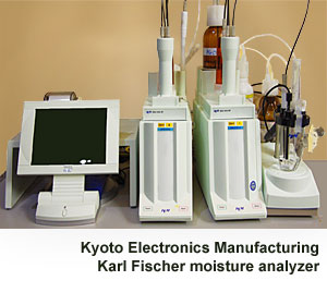 Our Lab Equipment | Karl Fischer moisture analyzer
